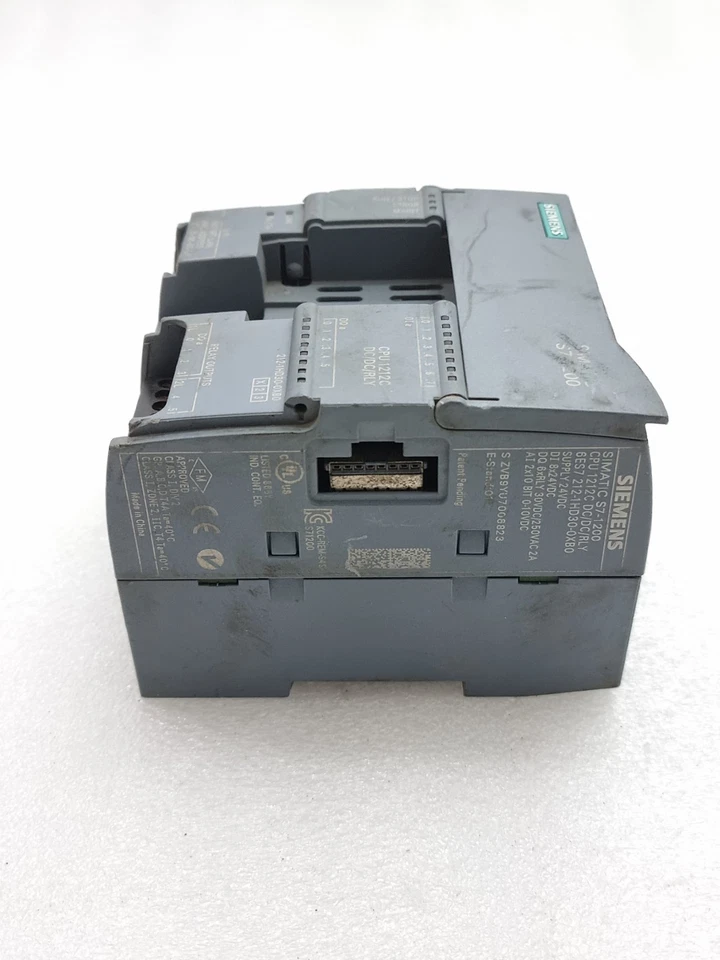 Siemens CPU 1212C DC/DC/RLY 6ES7 213-1HD30-0XB0 S7-1200 24Vdc (Cosmetic Damaged)